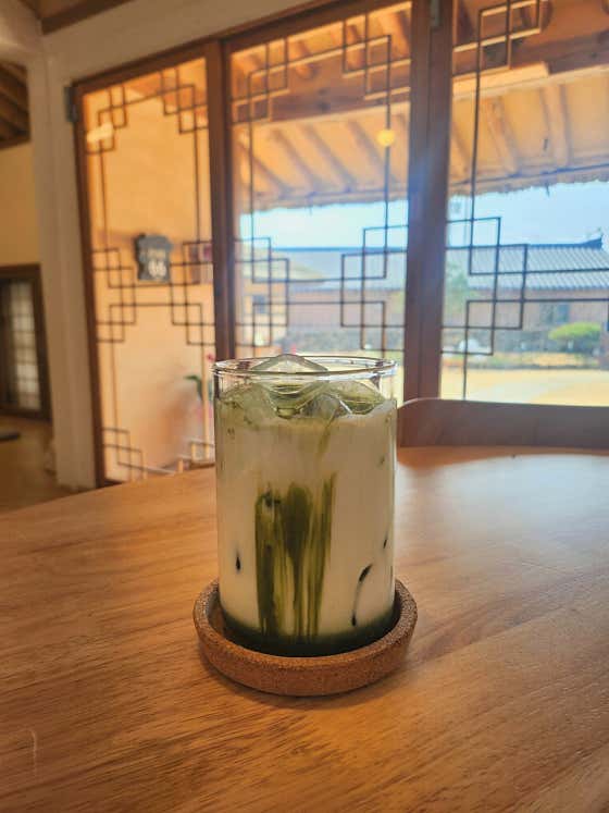 말차라떼 메뉴 사진(네이버)
