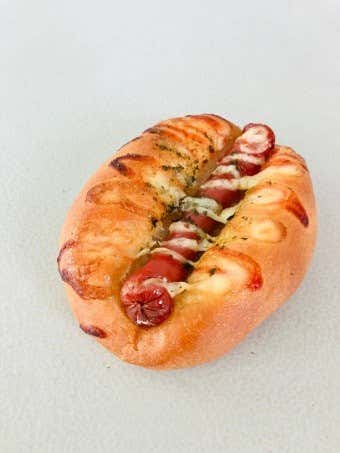 천원빵(소세지빵) 메뉴 사진(네이버)
