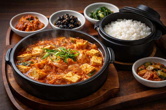<점심특선> 한돈김치전골 솥밥정식 메뉴 사진(네이버)