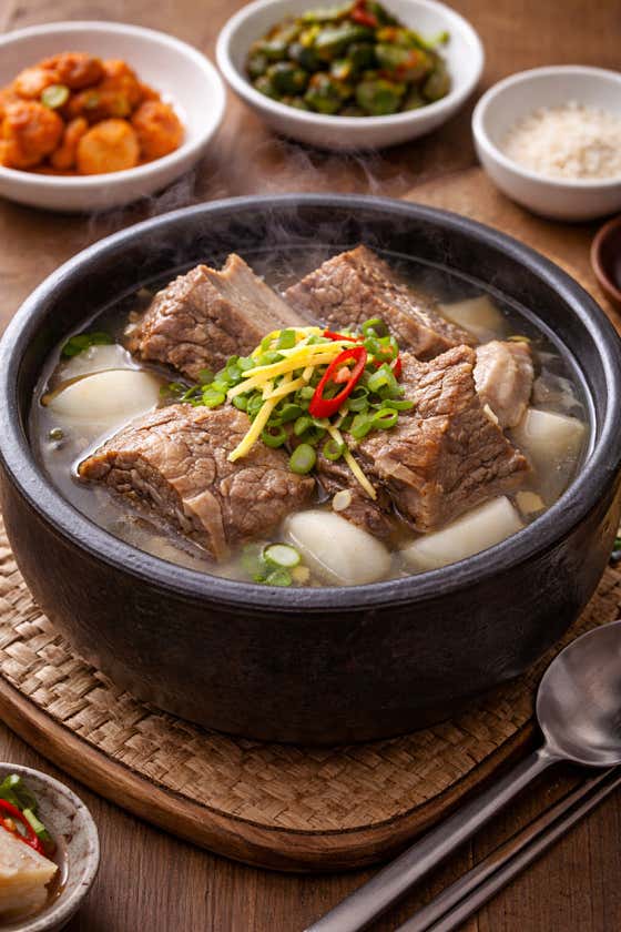 갈비탕 메뉴 사진(네이버)