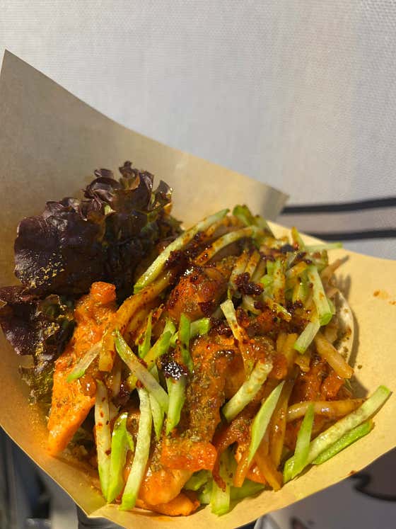 야채치킨버거 메뉴 사진(네이버)