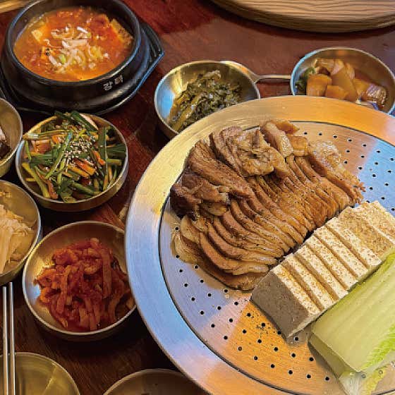 온정숯불보쌈 메뉴 사진(네이버)