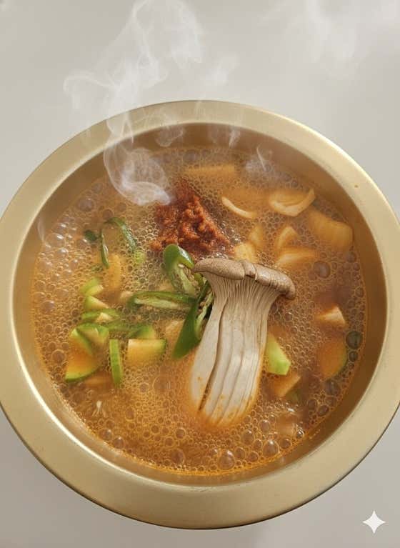 수제된장찌개 메뉴 사진(네이버)