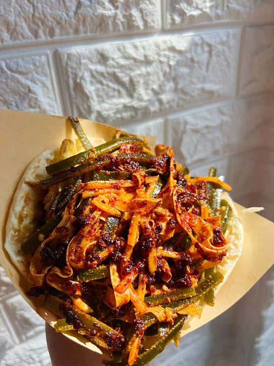 마라야채버거 메뉴 사진(네이버)