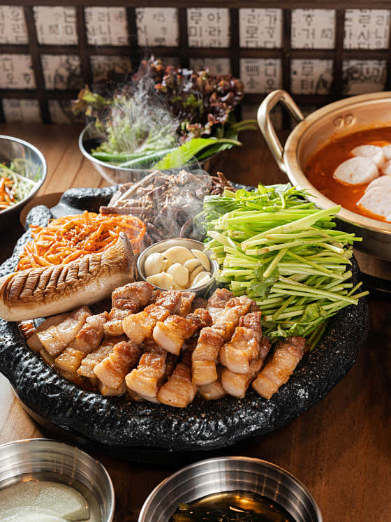 (국내산 생) 삼겹살(150g) 메뉴 사진(네이버)