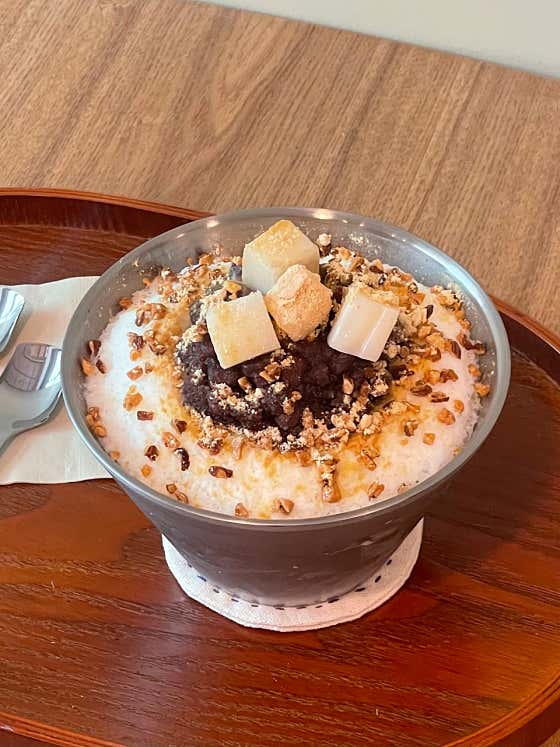 팥빙수 메뉴 사진(네이버)