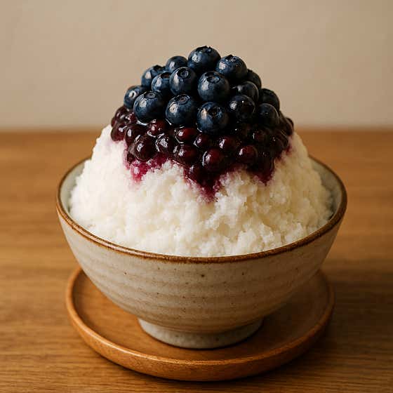 블루베리 스노우 빙수 (시즌 메뉴) 메뉴 사진(네이버)