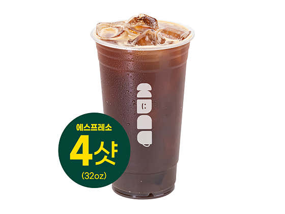 BIG 떠기 아메리카노 메뉴 사진(네이버)