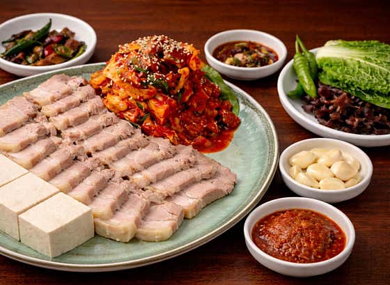 한방두부보쌈 大 메뉴 사진(네이버)
