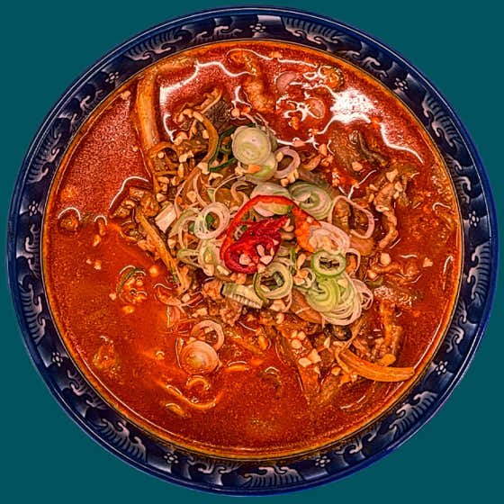 소고기 탄탄멘 메뉴 사진(네이버)