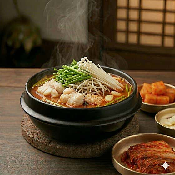 국내산 아귀탕 메뉴 사진(네이버)