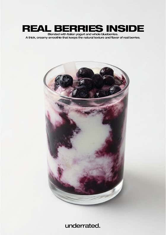BLUEBERRY SMOOTHIE 메뉴 사진(네이버)