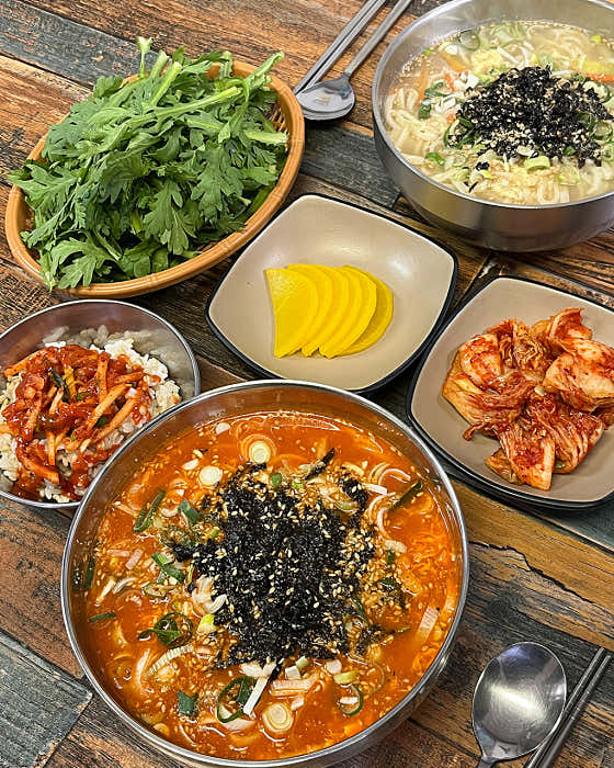 보리밥 셀프 무한리필 메뉴 사진(네이버)