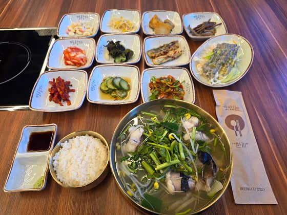 점심특선 아구탕 메뉴 사진(네이버)