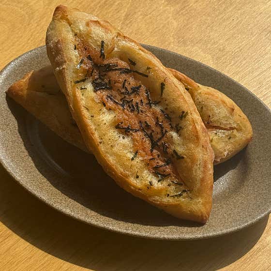 명란버터 바게트 메뉴 사진(네이버)