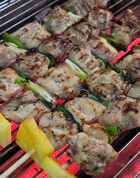 수제 닭꼬치 메뉴 사진(네이버)