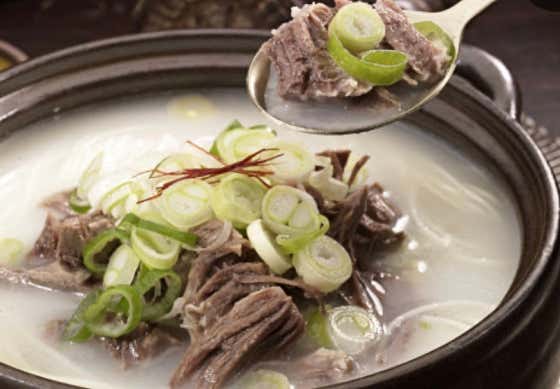 한우 곰탕 메뉴 사진(네이버)