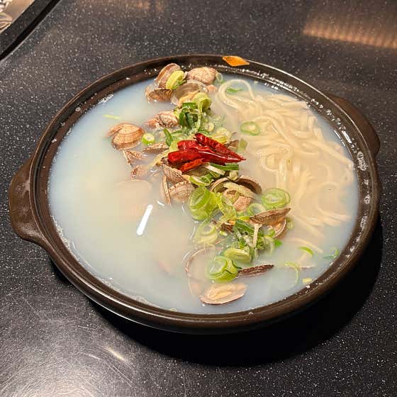 바지락칼국수 메뉴 사진(네이버)