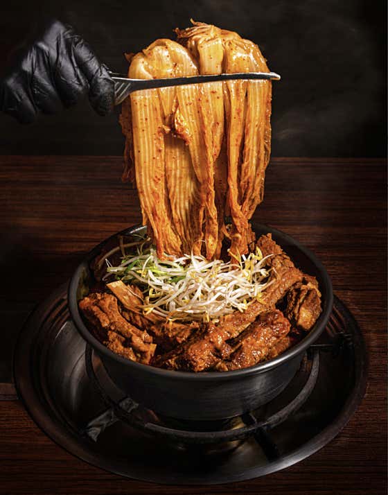 🥩태백묵은지등갈비찜 메뉴 사진(네이버)