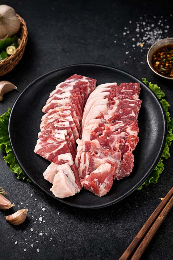 돼지 덜미살 메뉴 사진(네이버)