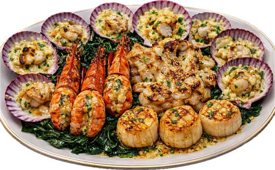 모둠치즈갈릭버터구이 메뉴 사진(네이버)