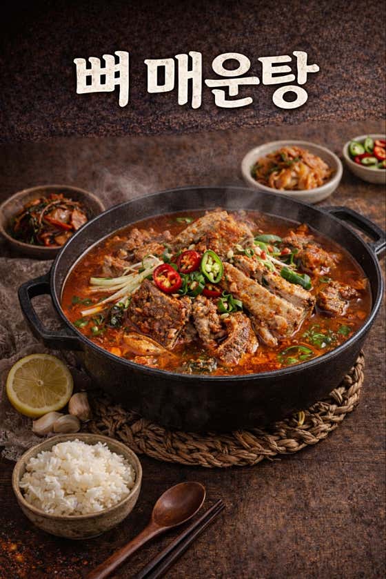 뼈 매운탕(2인) 메뉴 사진(네이버)