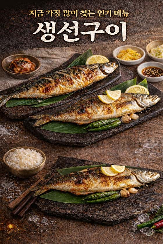 생선구이 메뉴 사진(네이버)