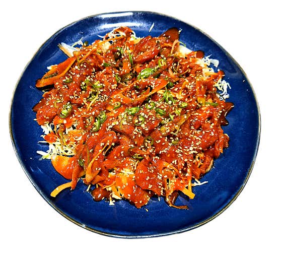 가오리회무침 메뉴 사진(네이버)