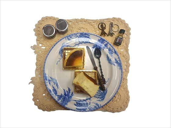 바스크치즈케이크 메뉴 사진(네이버)