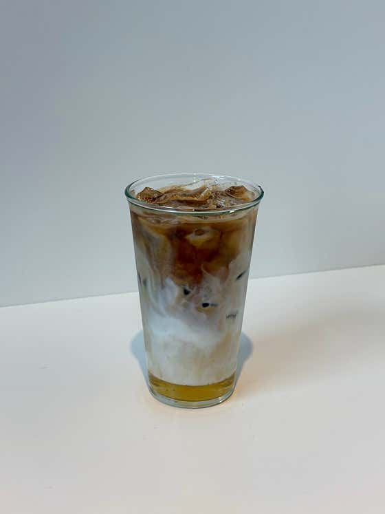 연유라떼(HOT/ICE) 메뉴 사진(네이버)
