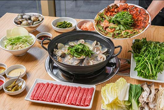 백합탕 샤브샤브 세트 메뉴 사진(네이버)