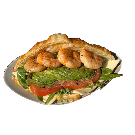 쉬림프 아보카도 샌드위치 메뉴 사진(네이버)