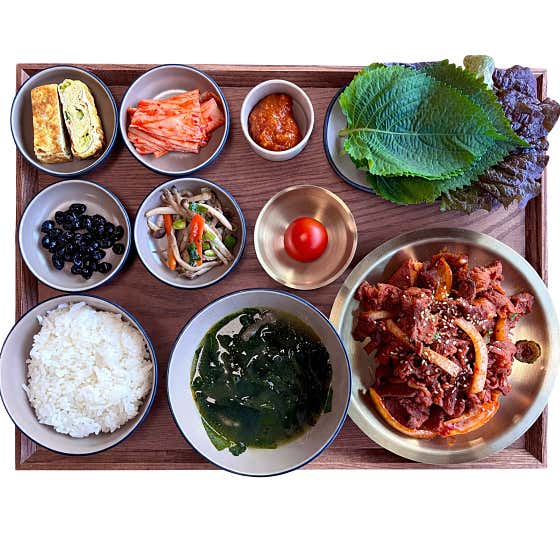 고추장 제육 소반 메뉴 사진(네이버)