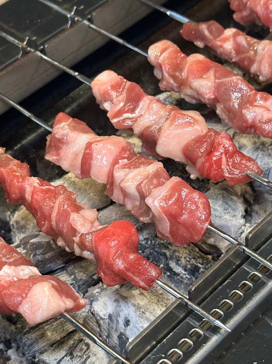생숙성양꼬치(240g) 메뉴 사진(네이버)