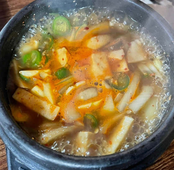 된장찌개 메뉴 사진(네이버)