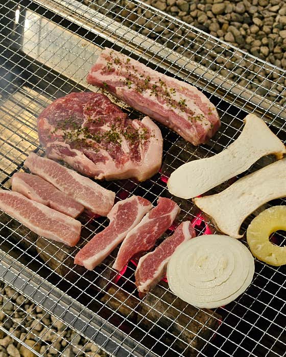 모듬세트 소 450g 메뉴 사진(네이버)