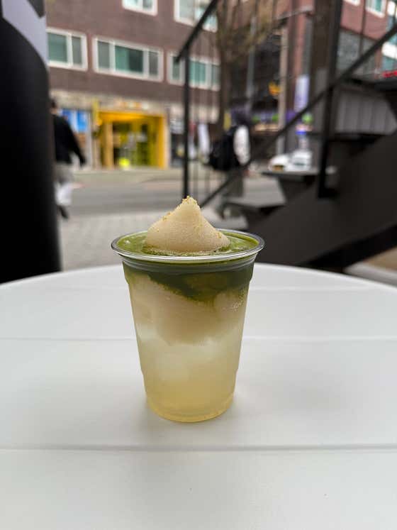 matcha lemon 메뉴 사진(네이버)