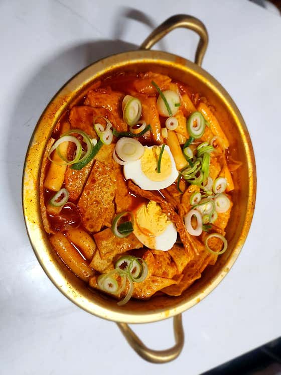 국물 떡볶이 메뉴 사진(네이버)