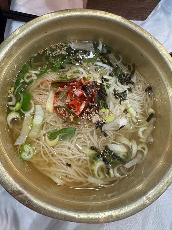 멸치국수 메뉴 사진(네이버)