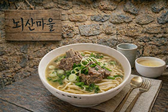 뼈칼국수 메뉴 사진(네이버)