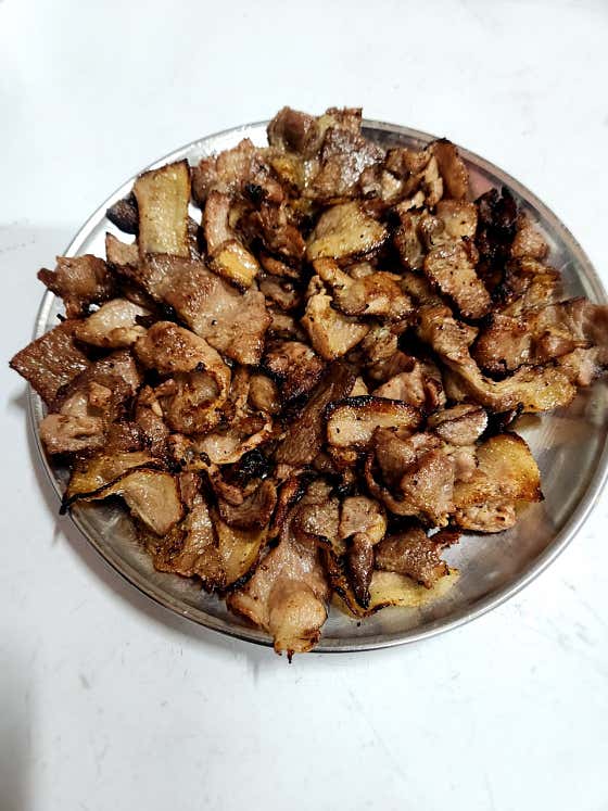 연탄불고기 (중) 메뉴 사진(네이버)