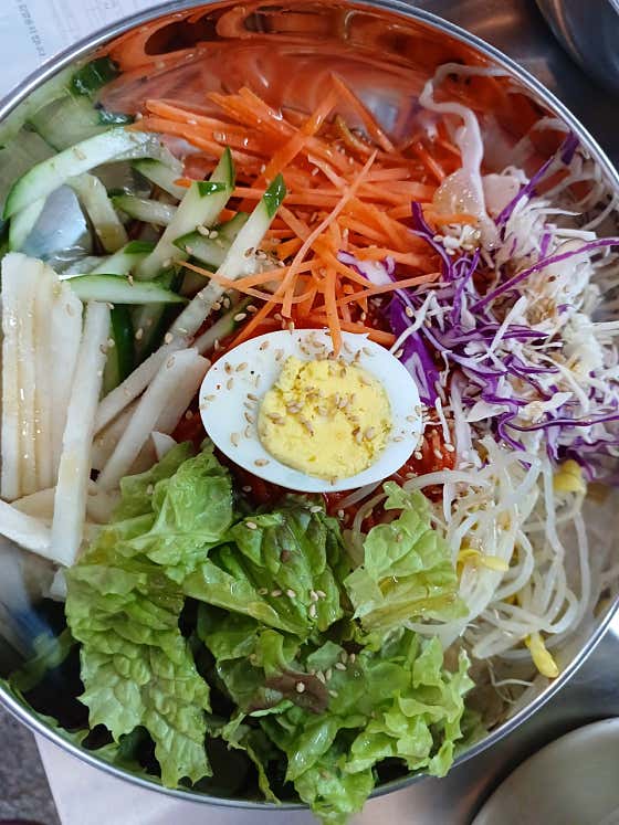 비빔국수 메뉴 사진(네이버)