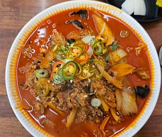 고기갓짬뽕 메뉴 사진(네이버)