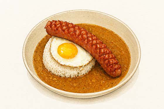 소시지토리카레 메뉴 사진(네이버)