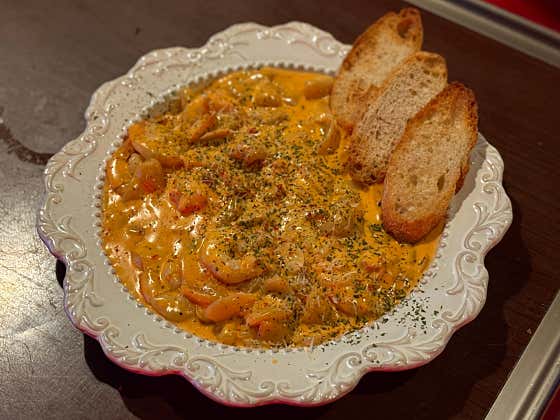 매콤크림수제비 메뉴 사진(네이버)