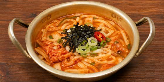 김치우동 메뉴 사진(네이버)
