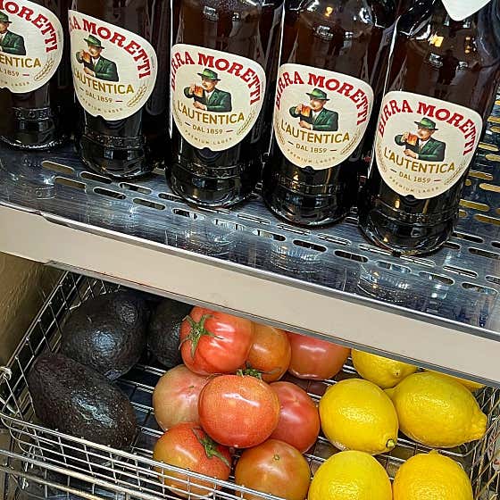 Birra moretti Lager 메뉴 사진(네이버)