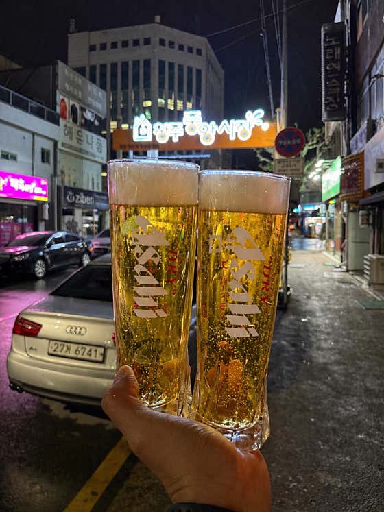 아사히생맥주 메뉴 사진(네이버)