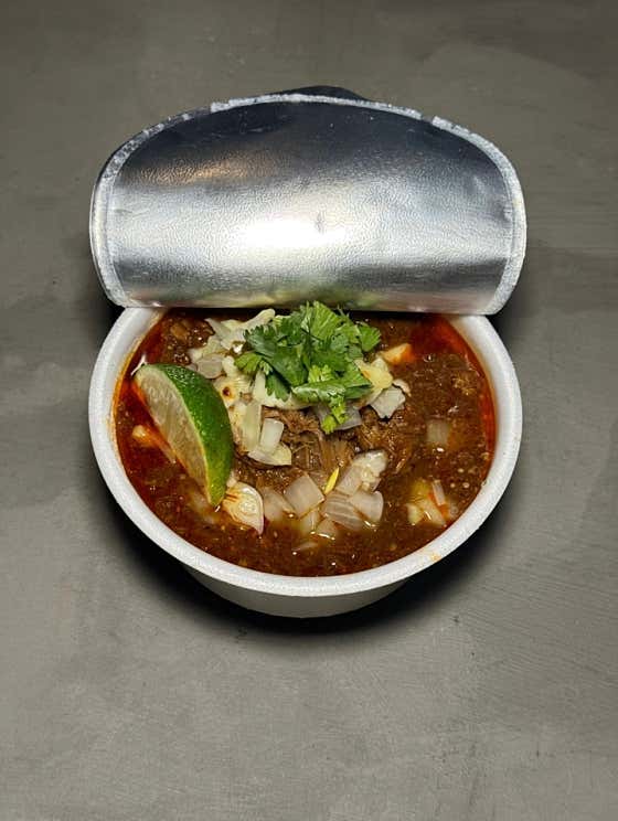 비리아 라면 메뉴 사진(네이버)
