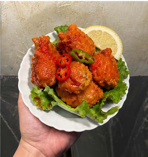 유린치킨가라아게 메뉴 사진(네이버)